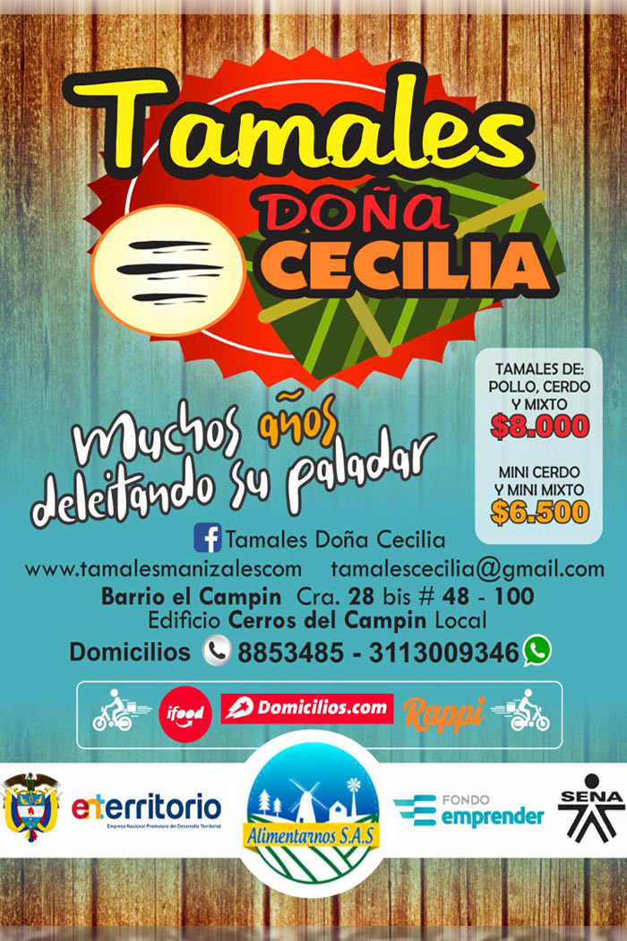 Tamal caldas
